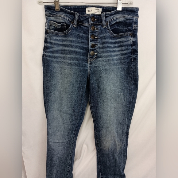 BKE Parker Indigo High Rise Ankle Skinny‎ Jeans (#1,433) - Picture 1 of 8